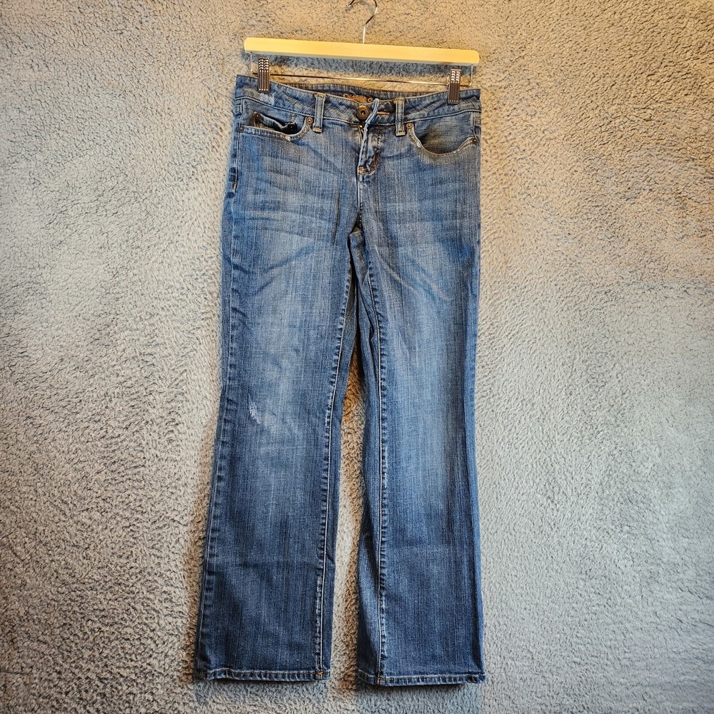 Coldwater Creek Jeans Womens P6 (Fits 29x29) Blue Stretch Bootcut Streetwear